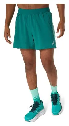 Asics Road Shorts 5in Green Men's