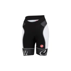 Castelli Free aero W short zwart/wit dames 15045-101