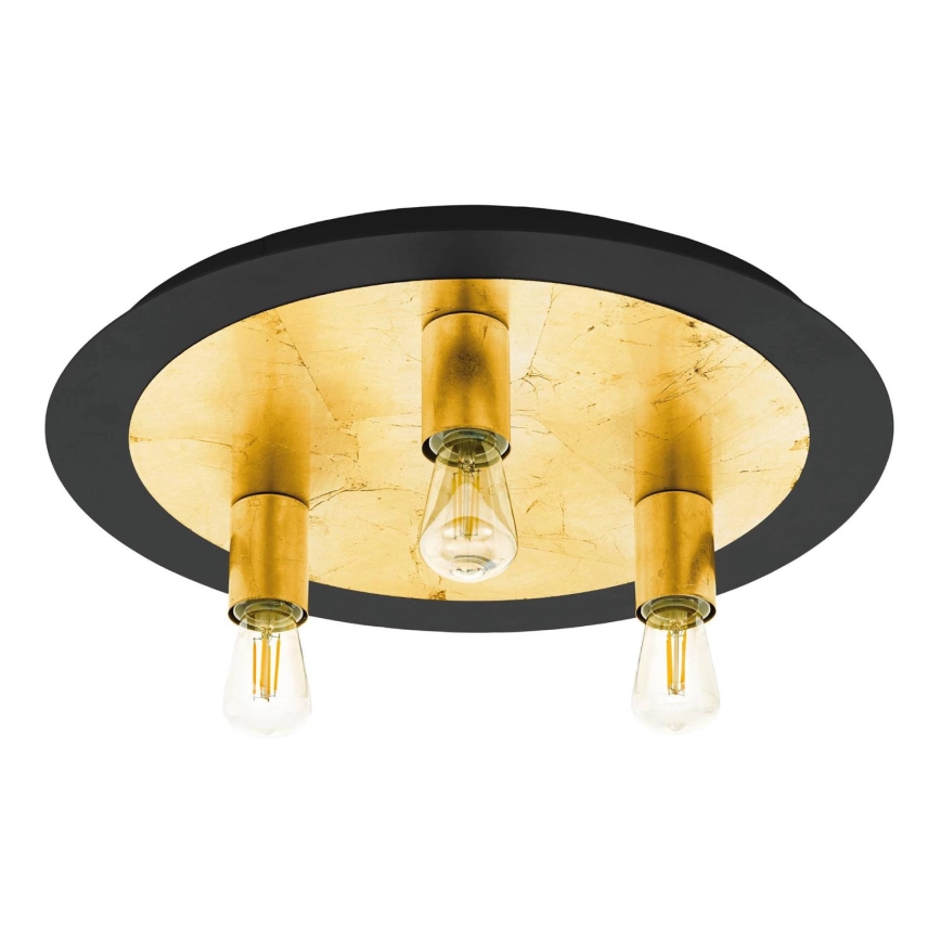 EGLO 79451  PLAFONDLAMP BONASORT 3XE27/60W/230V GOUD
