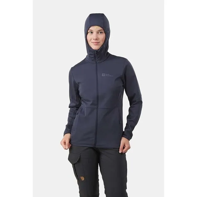 Jack Wolfskin Damesjas Feldberg Hoody W Graphite XL