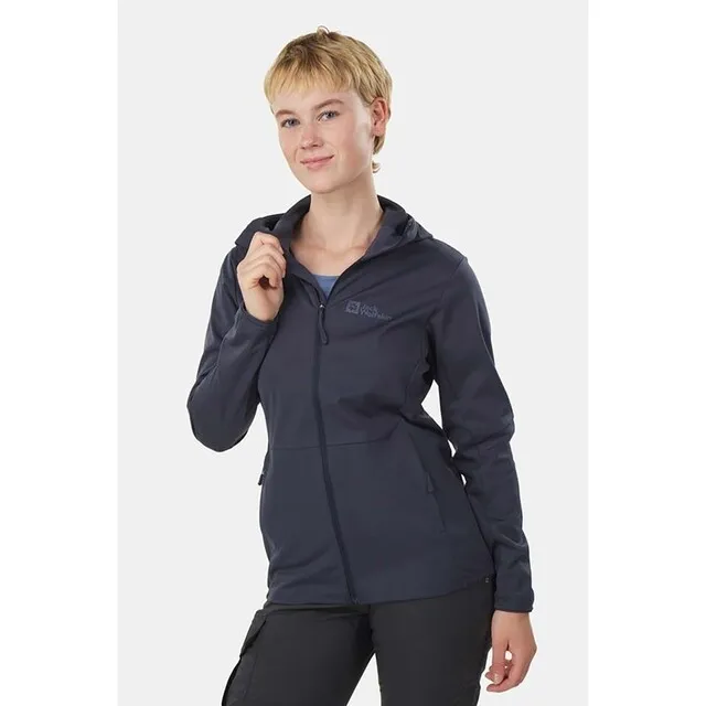 Jack Wolfskin Damesjas Feldberg Hoody W Graphite XL