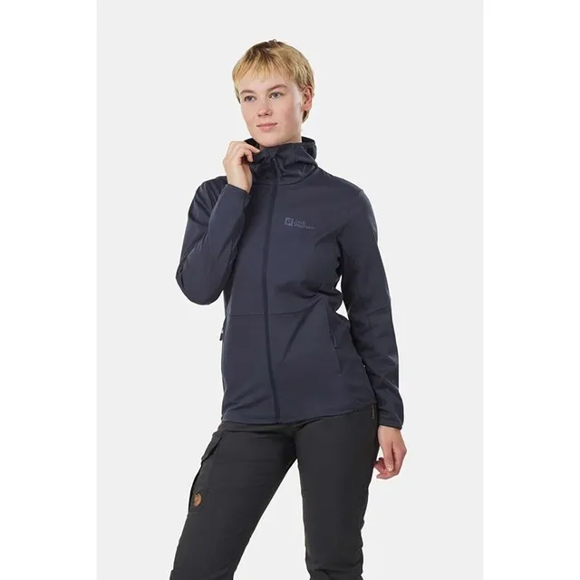 Jack Wolfskin Damesjas Feldberg Hoody W Graphite XL