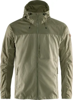 JAS FJALLRAVEN MEN ABISKO MIDSUMMER JACKET SAVANNALIGHT OLIVE