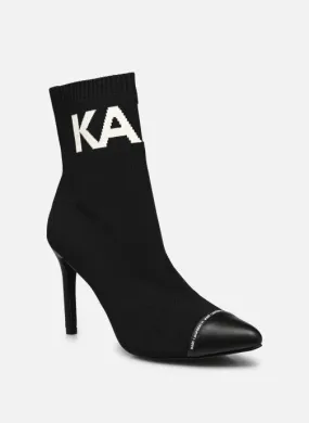      Karl Lagerfeld Pandara Hi Knit Collar Ankle - Zwart   