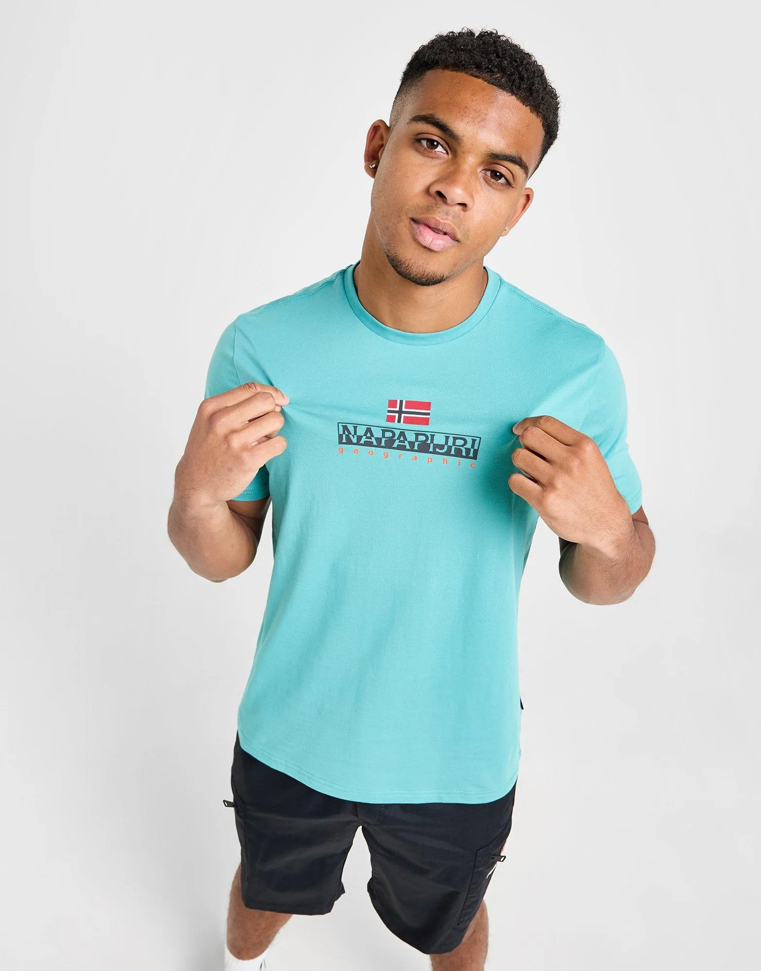 NAPAPIJRI SORY STACK LOGO TSHIRT