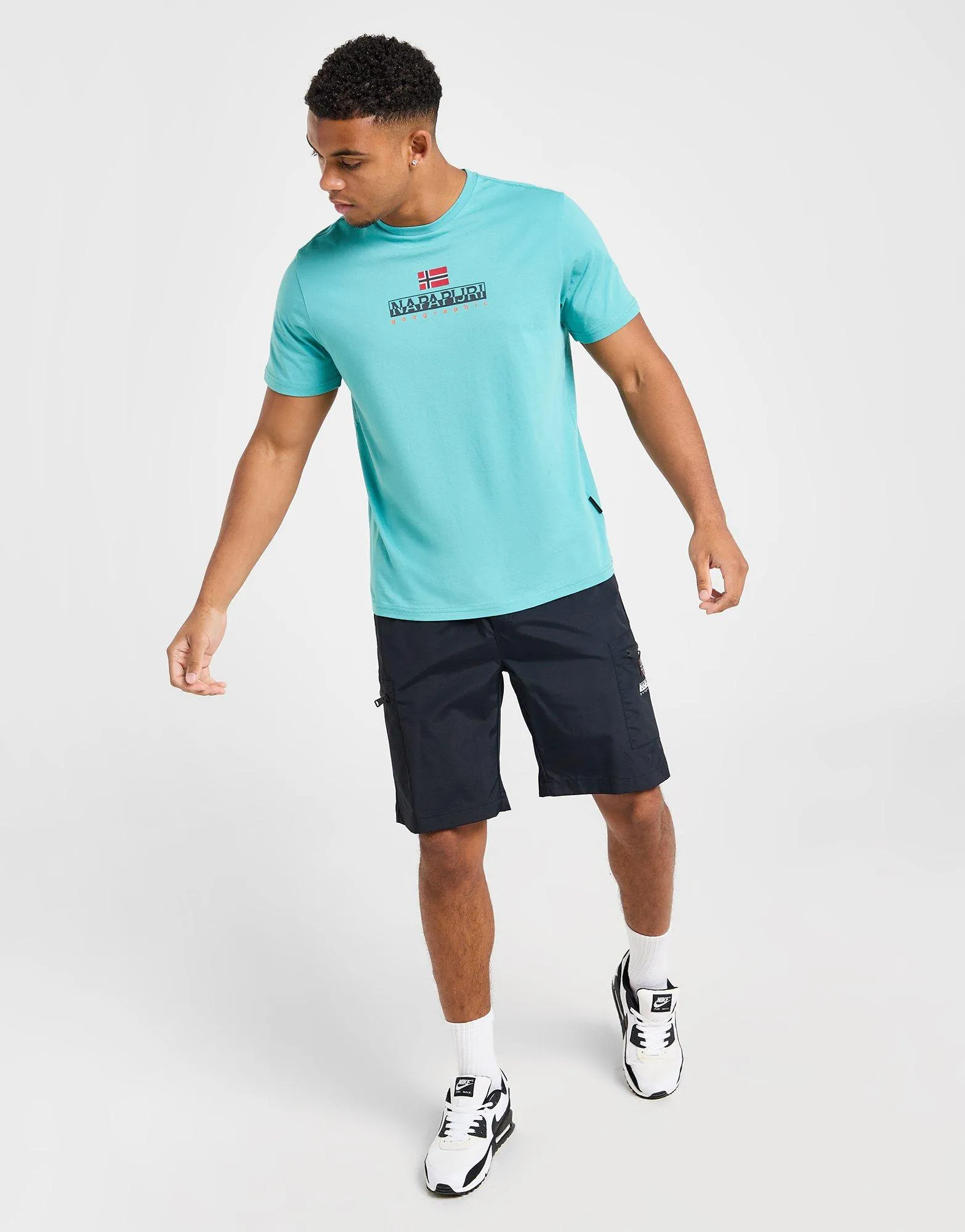 NAPAPIJRI SORY STACK LOGO TSHIRT