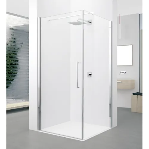 NOVELLINI YOUNG FG ZIJWAND  7375 CM AQUA MAT CHR.