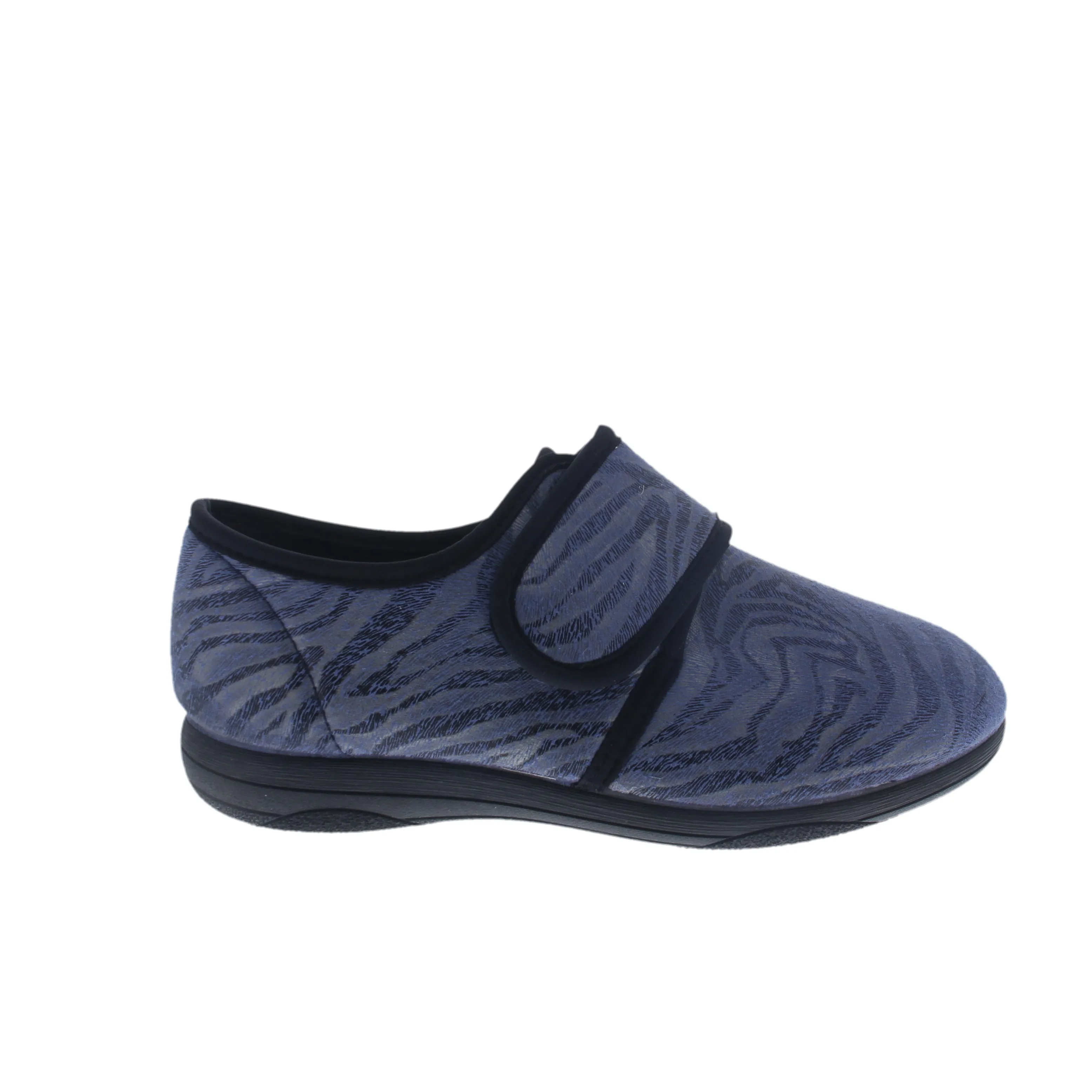 QFIT GENEVE 2 BLEU PANTOFFELS
