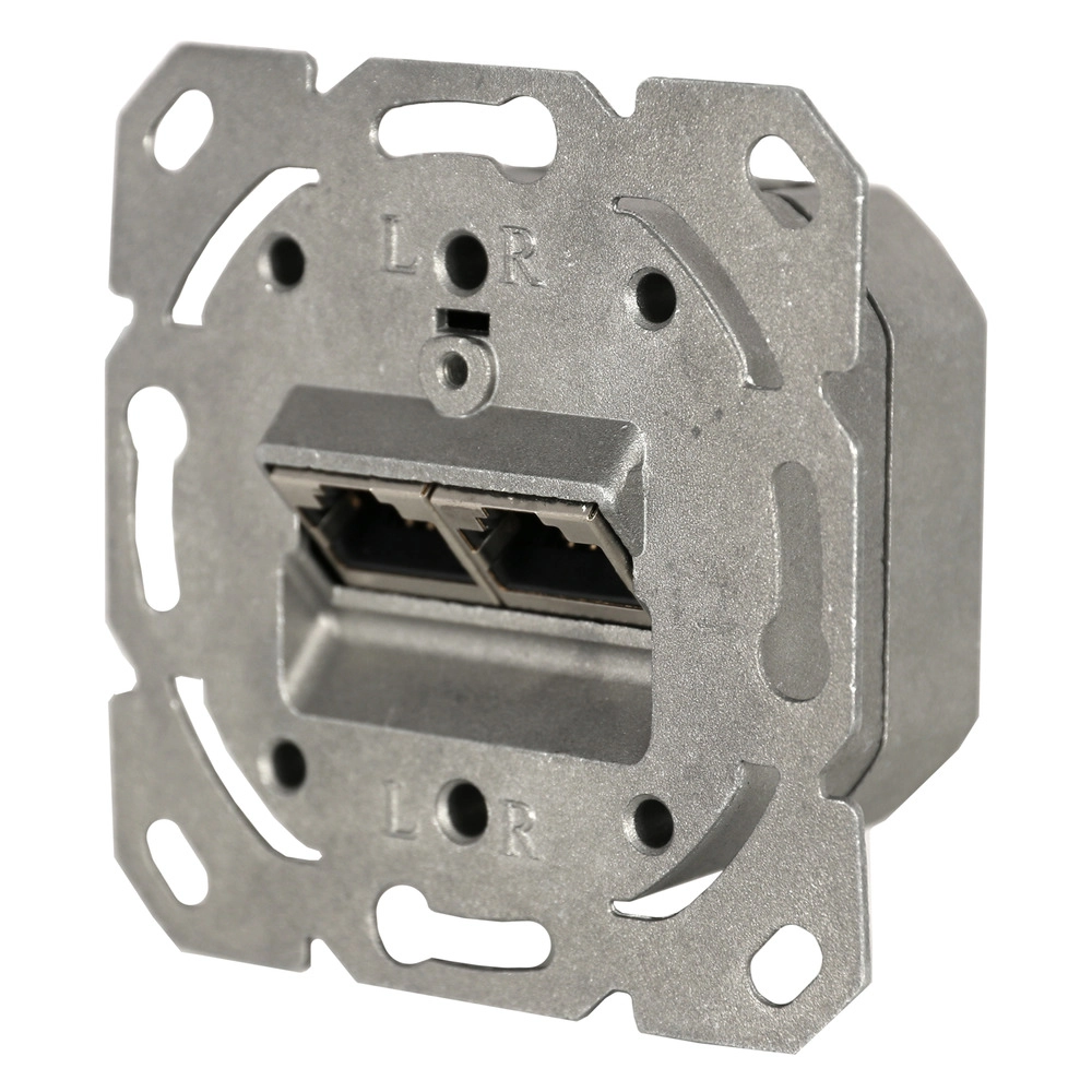Q-Link Contactdoos Inbouw Telefoon/Data CAT6A 2x8-Polig