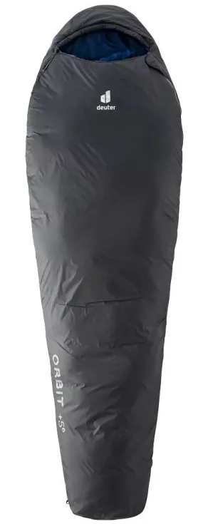 Slaapzak deuter Orbit +5G L Zip Right Granite Steel