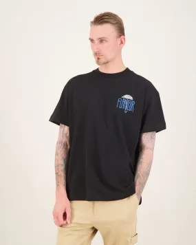 Upside Down T-Shirt Zwart