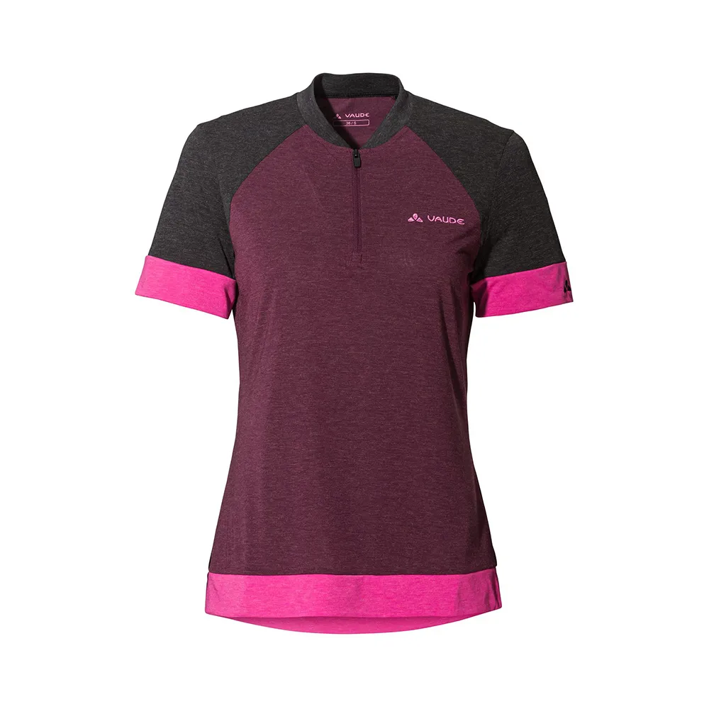 VAUDE ALTISSIMO QZIP TRICOT FIETSSHIRT DAMES