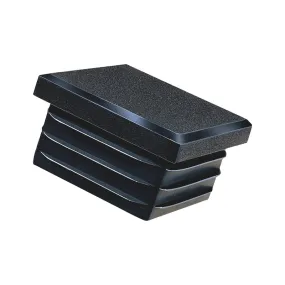 Vierkante stop GPN 260 Q Polyethyleen (PE-LLD), zwart