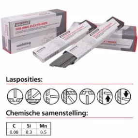 Weldkar Laselektrode WK E 6013 S - Ø 2.50 x 350 mm - 2kg